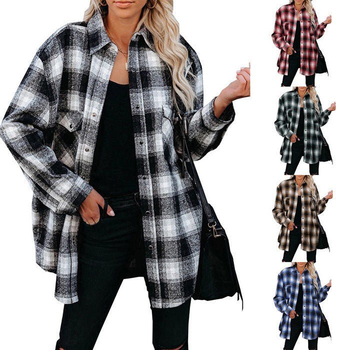 Elsie Comfortable Blouse with Chest Pocket and Pockets
