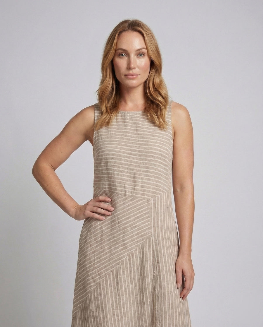 Elsie Linen Blend Midi Dress