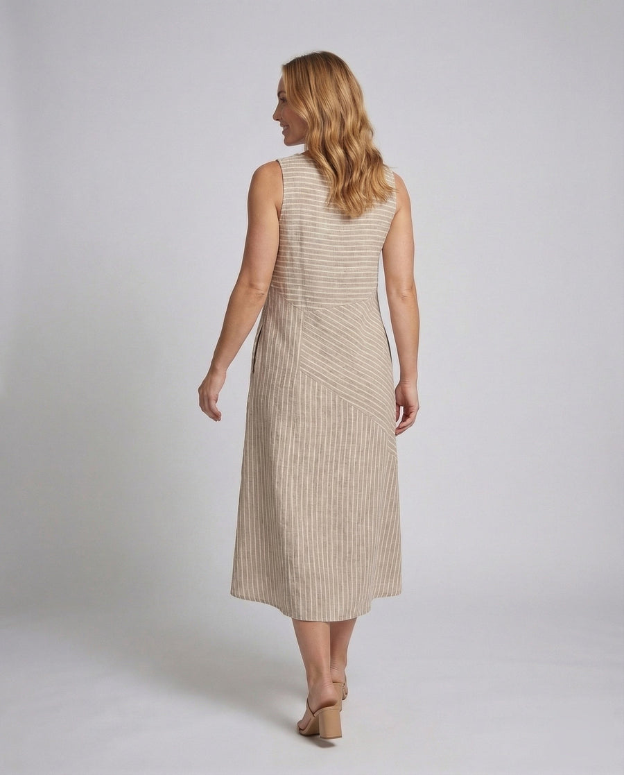 Elsie Linen Blend Midi Dress