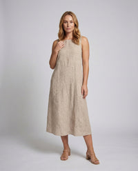 Elsie Linen Blend Midi Dress