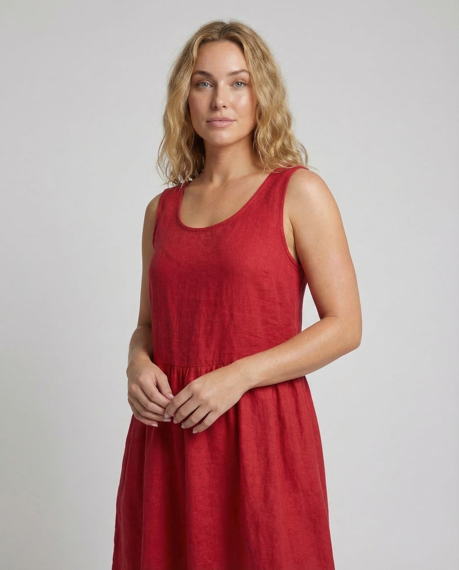 Elsie Linen Dress