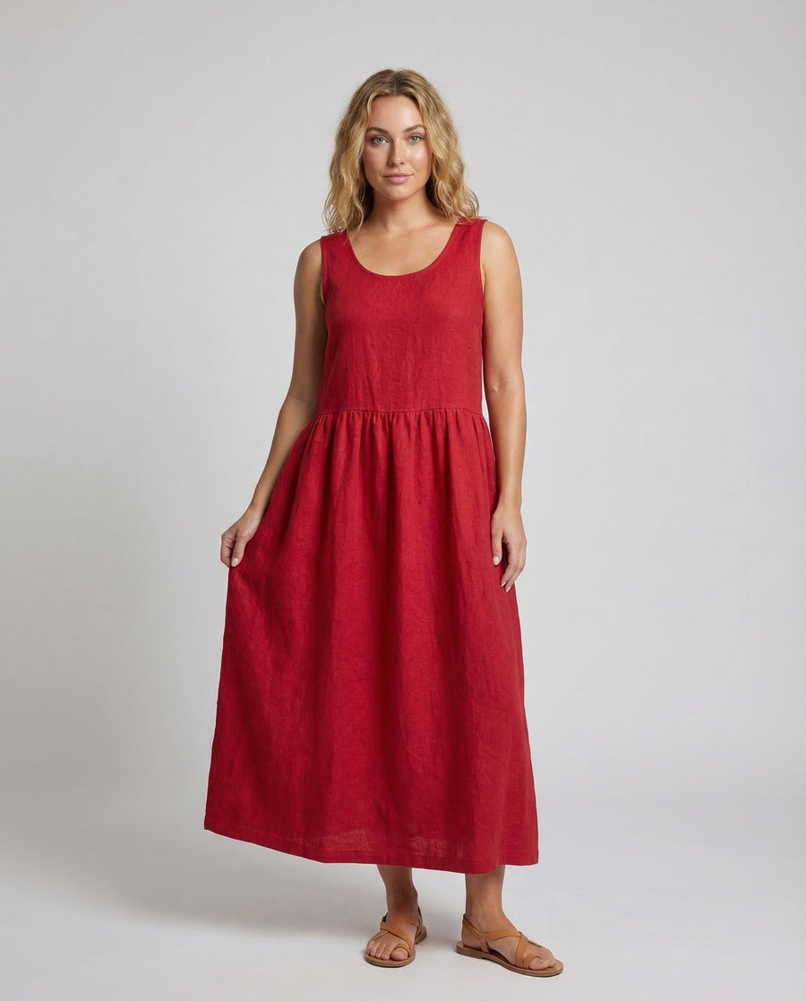 Elsie Linen Dress
