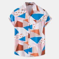 Elsie Relaxed Shirt with Short Sleeve in As Shown