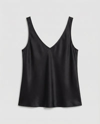 Elsie Silk Top in Black
