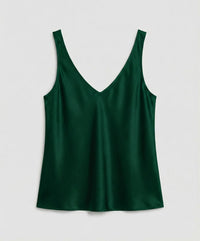 Elsie Silk Top in Green