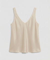 Elsie Silk Top in Sekt