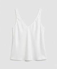 Elsie Silk Top in White