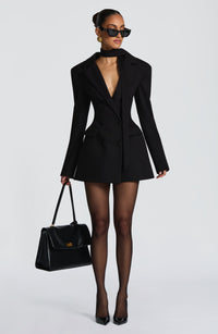 Hillary Mini Dress – Black