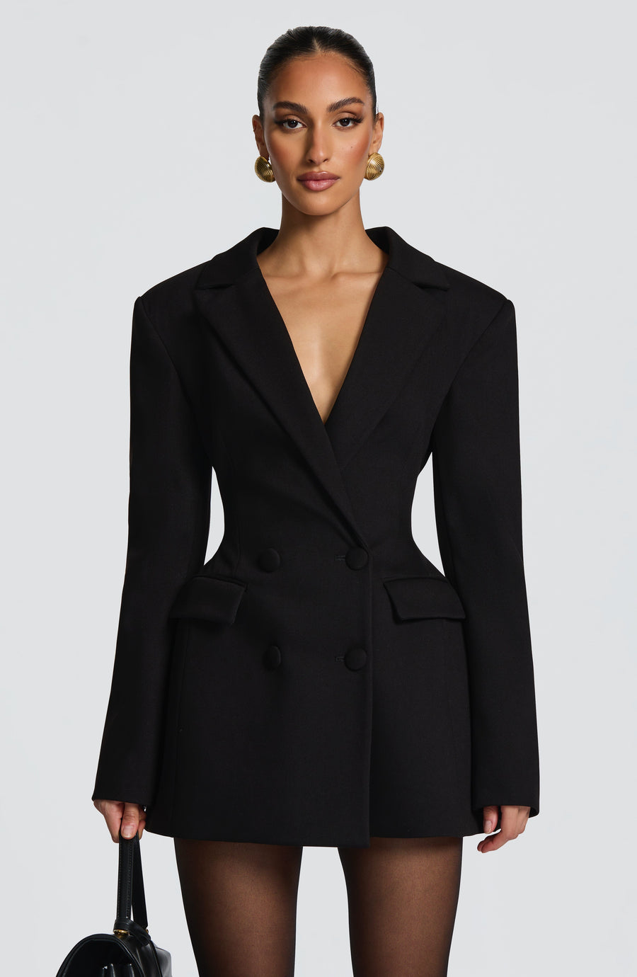 Hillary Mini Dress – Black