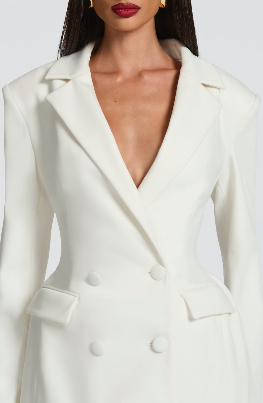 Hillary Mini Dress – Ivory