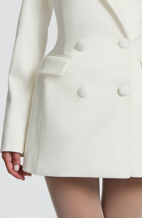 Hillary Mini Dress – Ivory