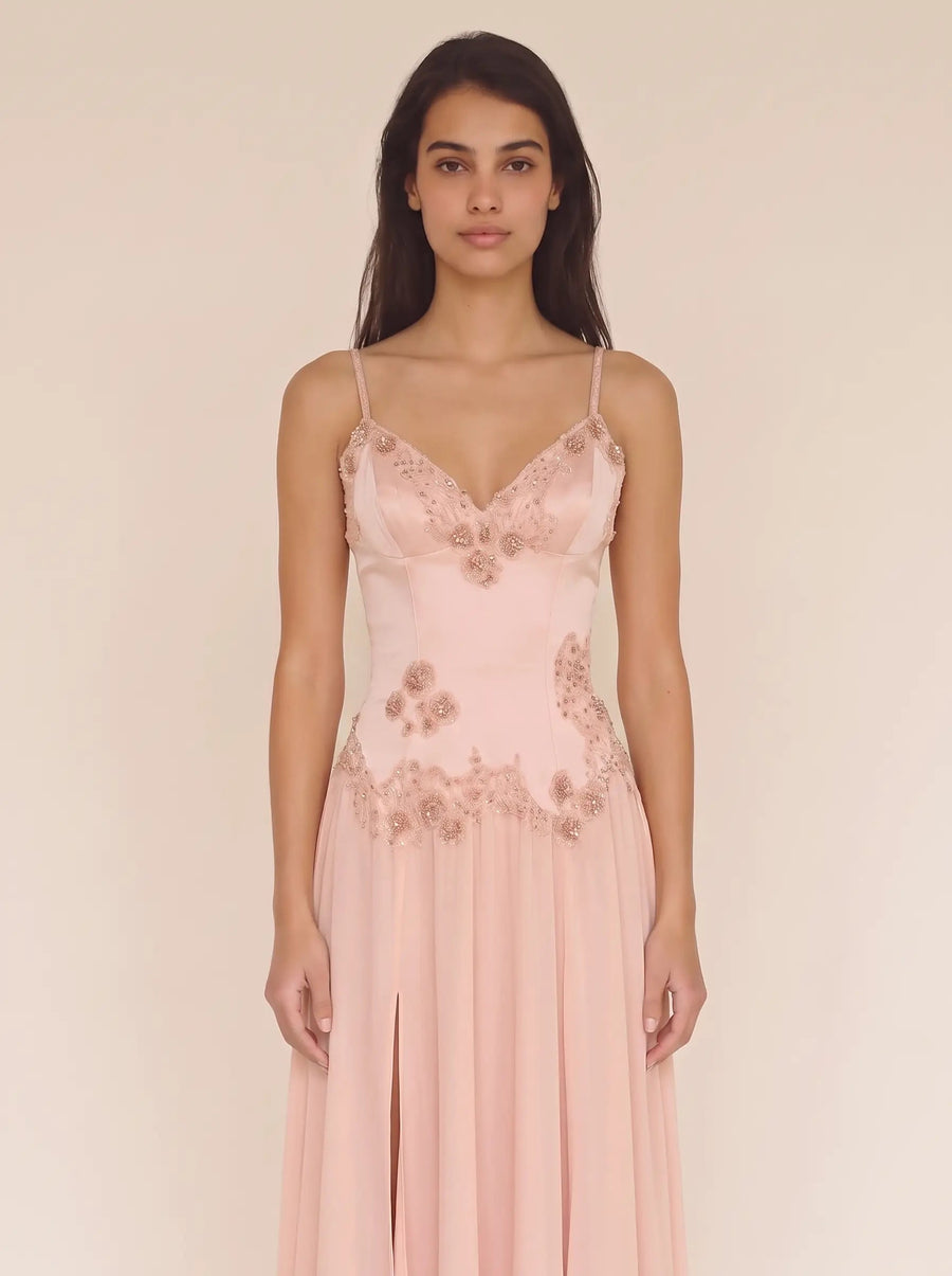 EMBERLY MAXI DRESS Blush 2