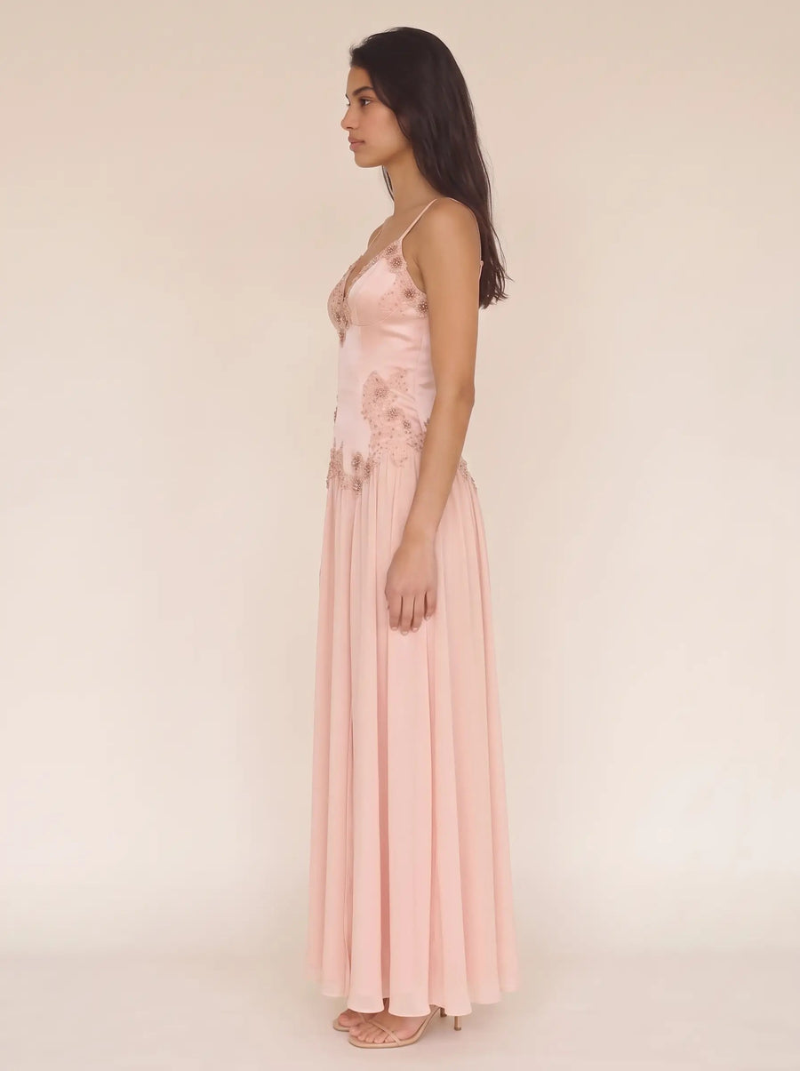 EMBERLY MAXI DRESS Blush 3