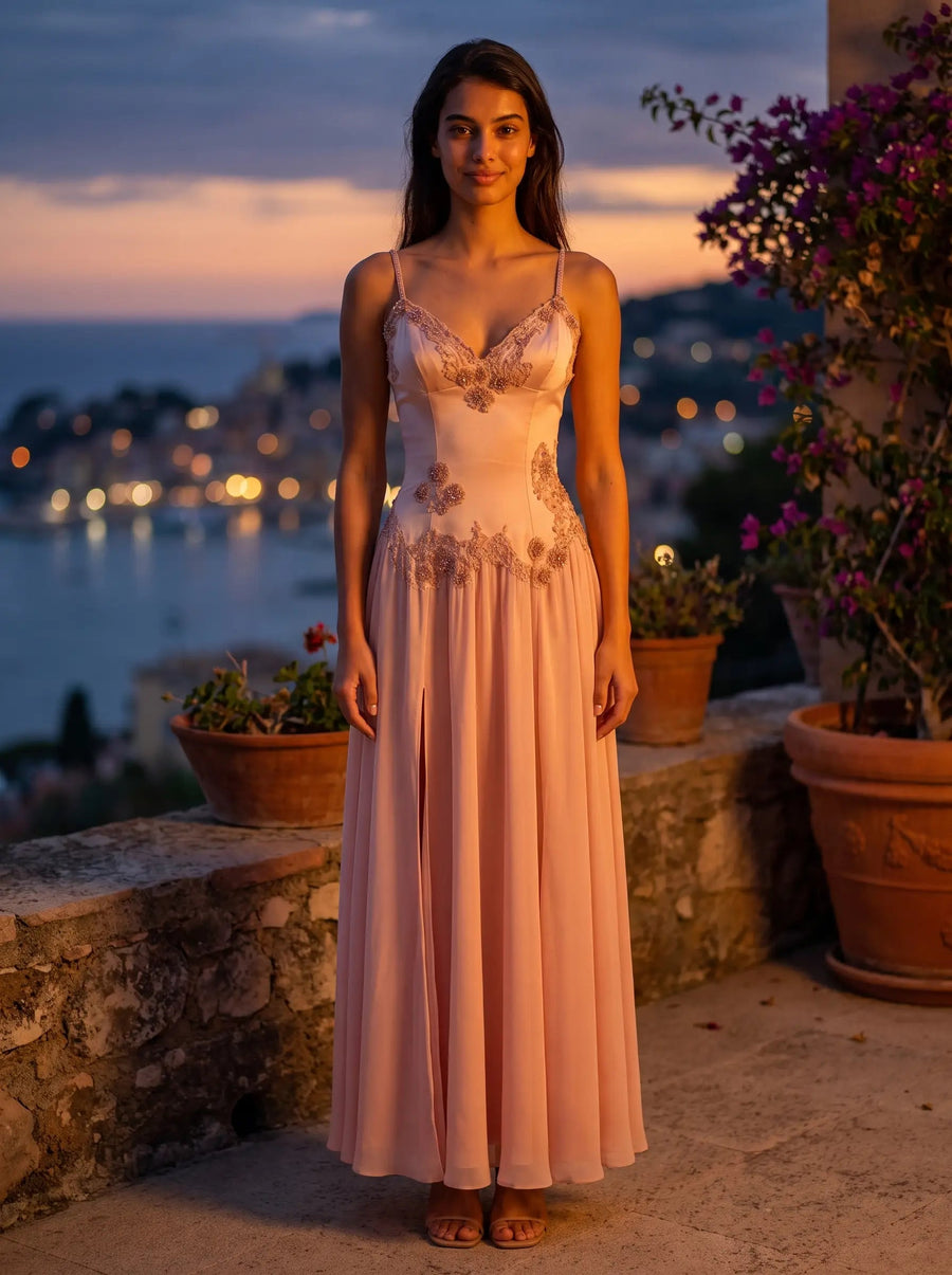 EMBERLY MAXI DRESS Blush 7