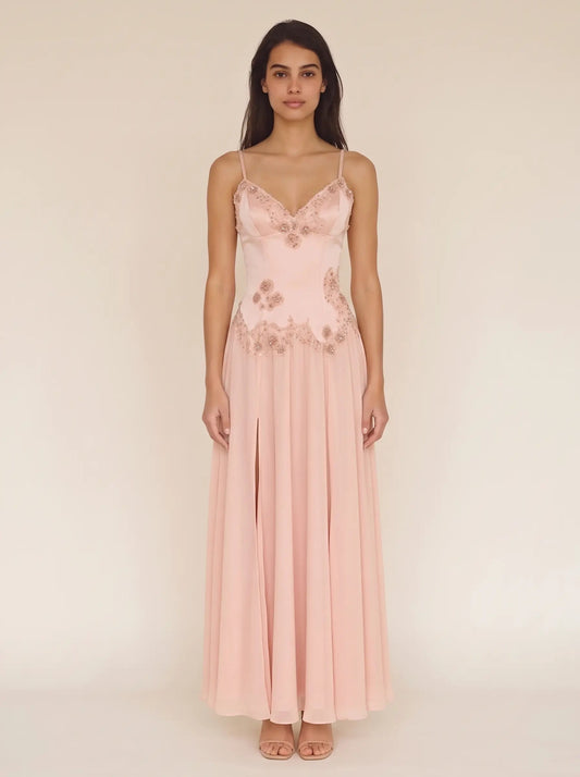 EMBERLY MAXI DRESS Blush 1