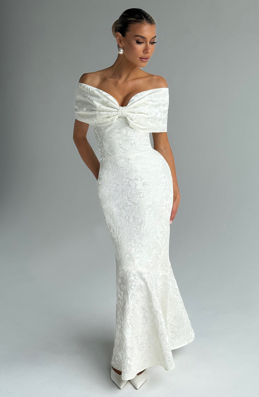 Leila Maxi Dress – Ivory