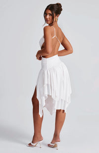 Harriet Midi Dress - White