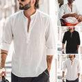 Emil Casual Shirt with Stand Collar and Button Front