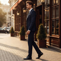 Emile Elegant Suit in Navy