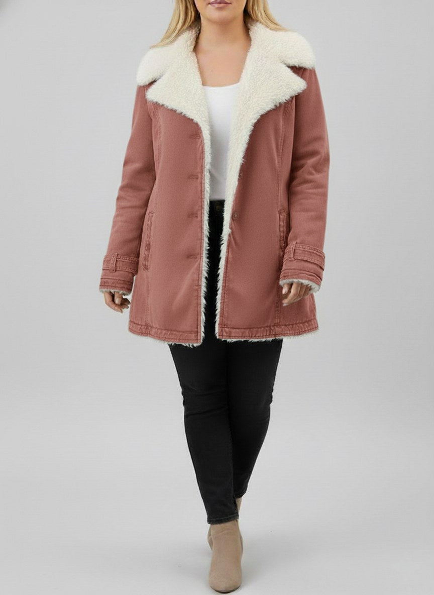 Emile Warm Jacket in Light Pink
