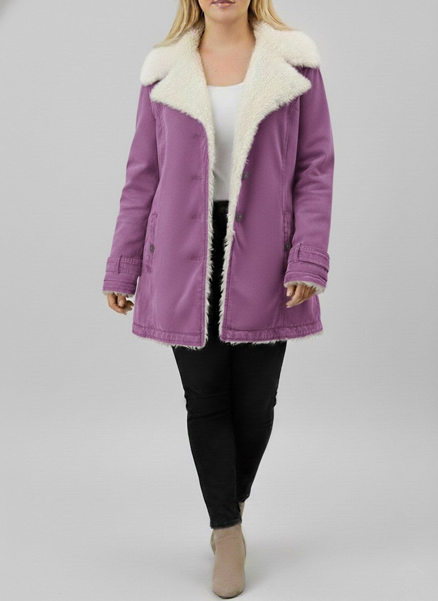Emile Warm Jacket in Purple
