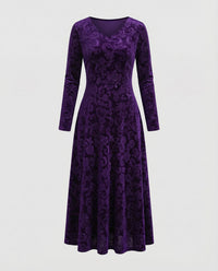 Emilia Dress in Purple