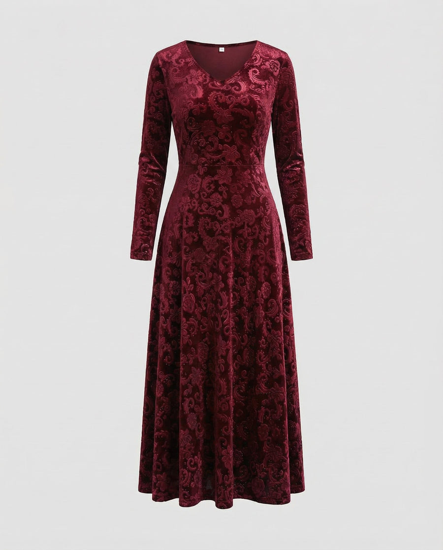 Emilia Dress in Red