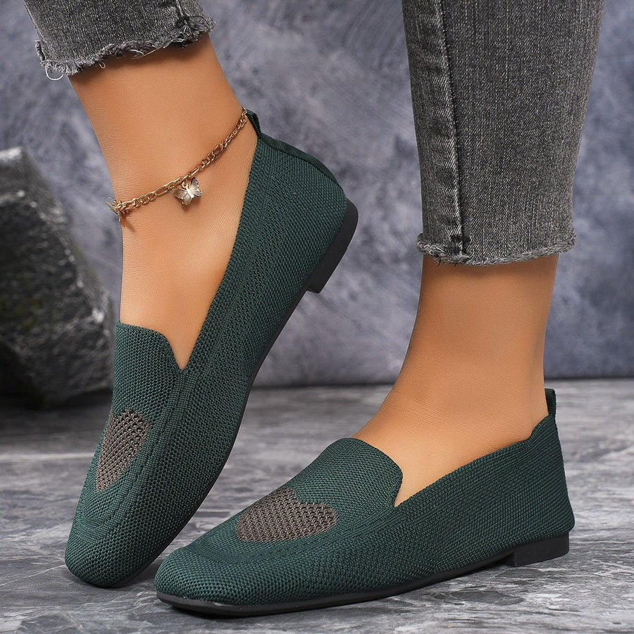 Emilia Elegant Slip-On in Green