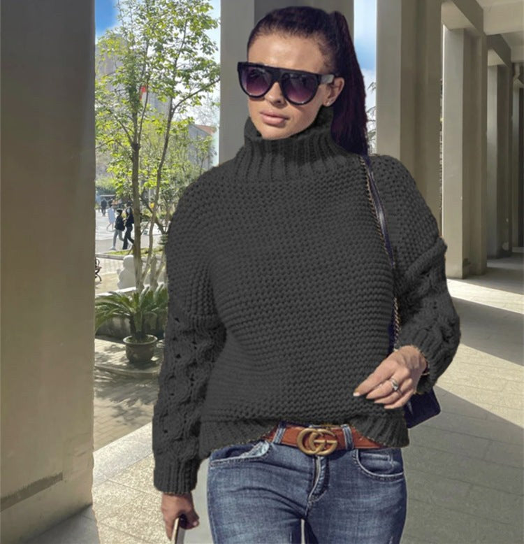 Emilia Knit Sweater in Charcoal