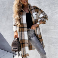 Emmeline Casual Shirt with Pockets in Khaki