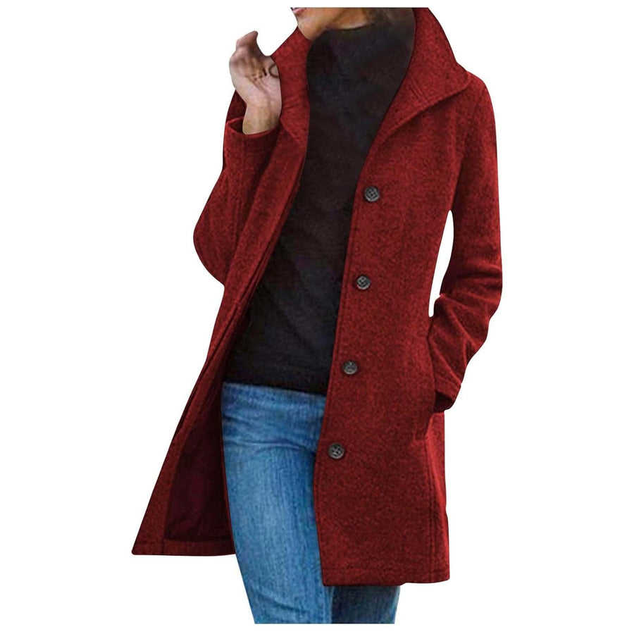 Emmeline Elegant Coat in Red