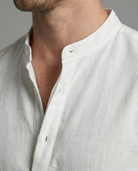Emmett Casual Linen Shirt with Side Split