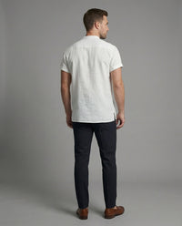 Emmett Casual Linen Shirt with Side Split