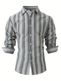 Emmett Linen Shirt with Striped