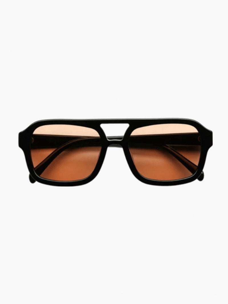 Emmett Vintage Sunglasses in Black and Orange