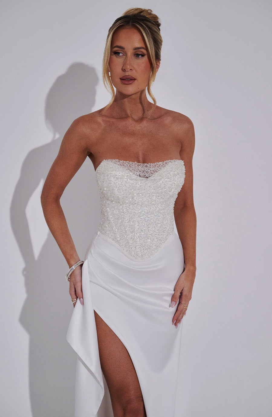 Zaira Maxi Dress – Ivory