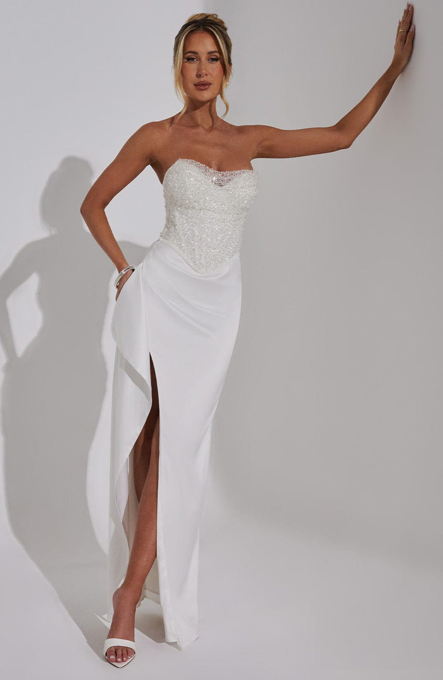 Zaira Maxi Dress – Ivory