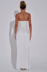 Zaira Maxi Dress – Ivory