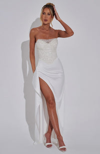 Zaira Maxi Dress – Ivory