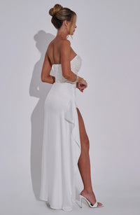 Zaira Maxi Dress – Ivory