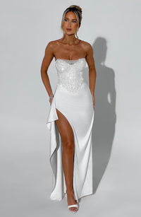Zaira Maxi Dress – Ivory