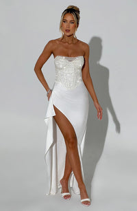 Zaira Maxi Dress – Ivory