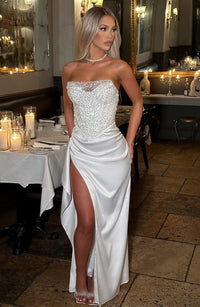 Zaira Maxi Dress – Ivory