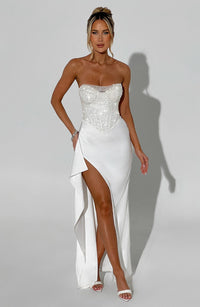 Zaira Maxi Dress – Ivory