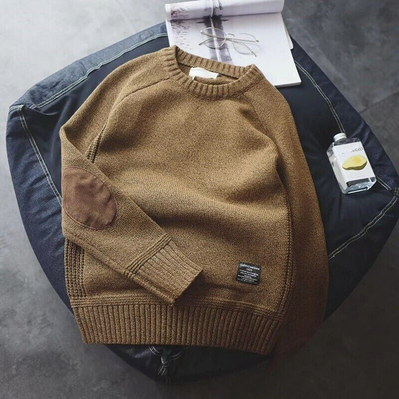 Erik Knit Sweater in Kaki
