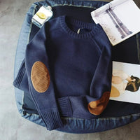 Erik Knit Sweater in Navy