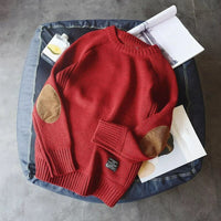 Erik Knit Sweater in Red