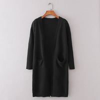 Erin Cardigan with Side Pockets and Pockets in Black