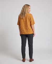 Erin Casual Linen Blouse
