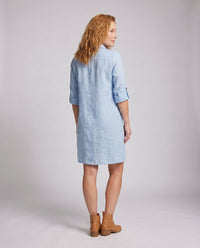 Erin Elegant Linen Dress